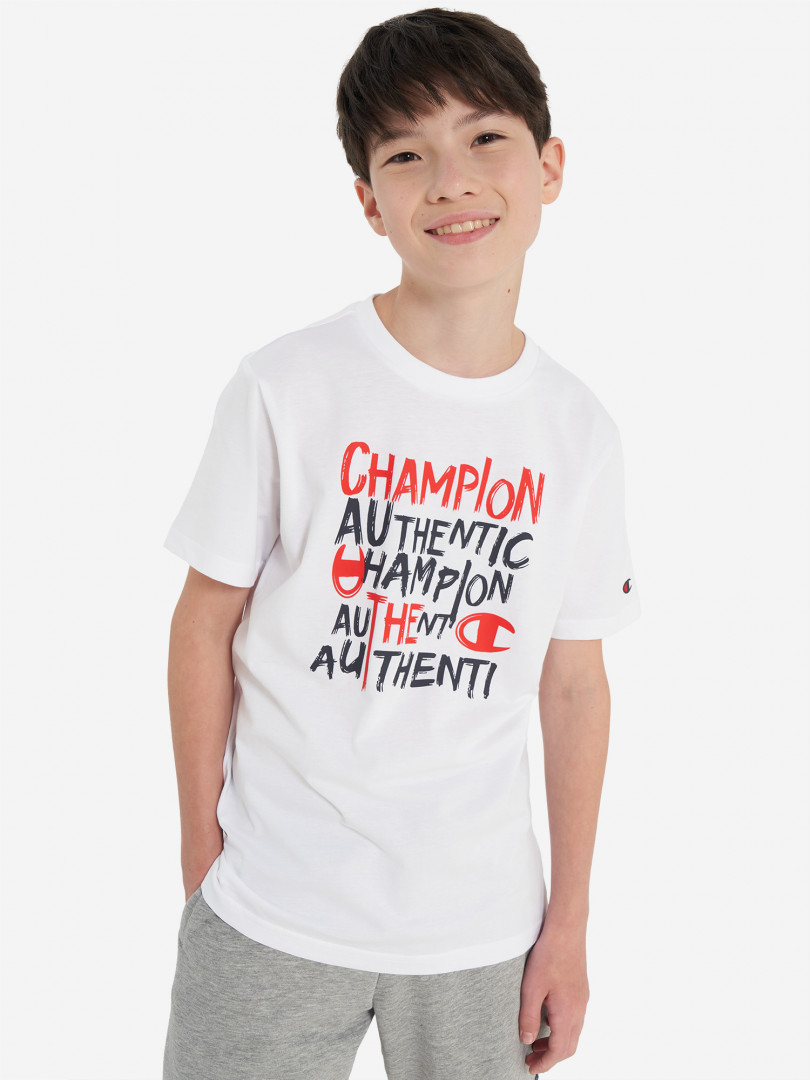 Футболка для мальчиков Champion Белый 839₽