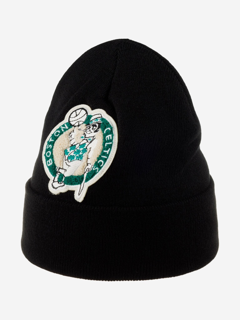 Шапка с отворотом MITCHELL NESS KTCFFH21HW008-BCEBLCK Boston Celtics NBA (черный)