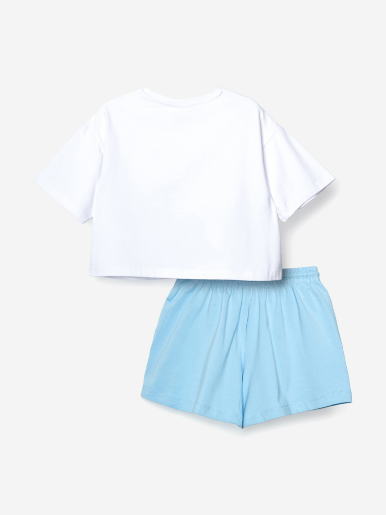 Комплект для девочек: футболка, шорты PlayToday