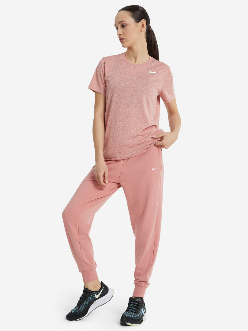 фото Брюки женские nike one dri-fit, розовый