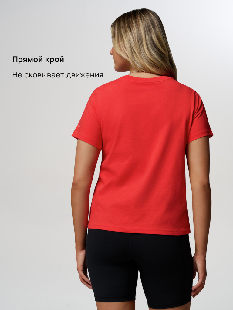 Футболка женская Columbia Rolling Bend Graphic SS