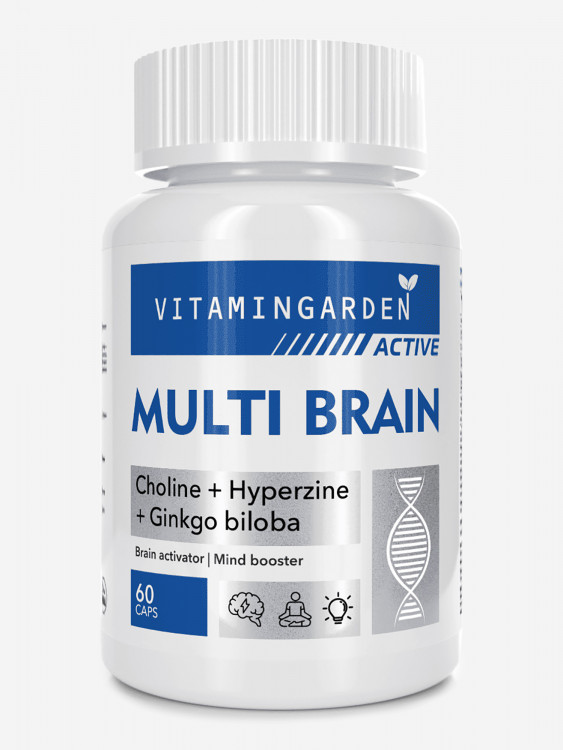 Мульти комплекс для мозга VITAMIN GARDEN ACTIVE, 60 капсул