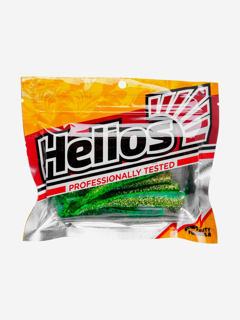 Мягкая приманка Helios Chebak, 3,15'' / 8 см, Green Peas, 7 шт (HS-3-051)