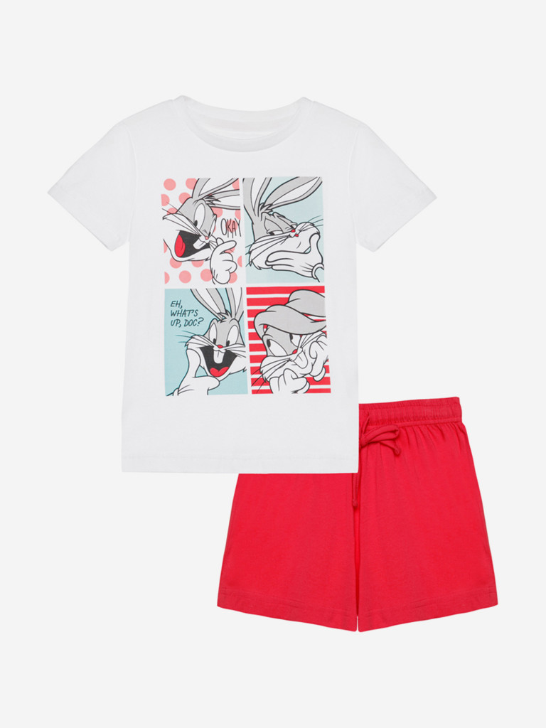 Комплект для девочек: футболка, шорты PlayToday