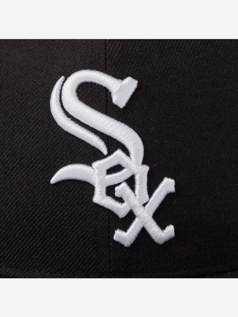 Бейсболка с прямым козырьком 47 BRAND B-NSHOT06WBP-BK Chicago White Sox MLB