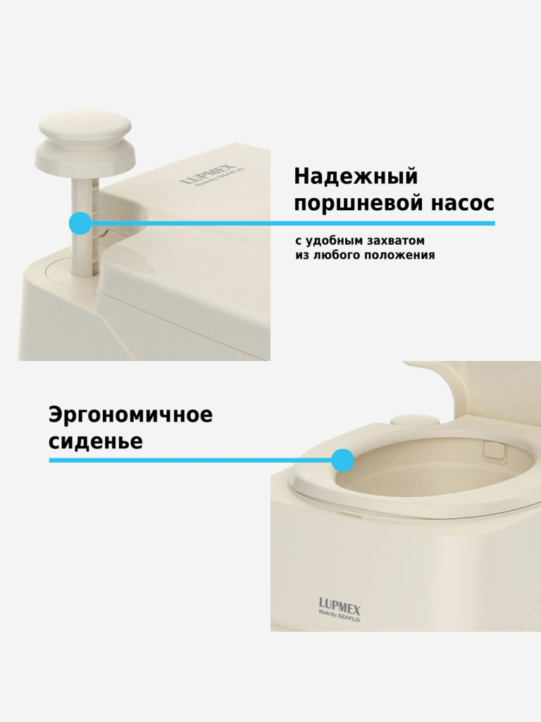 Биотуалет Lupmex 79126 22л с индикатором