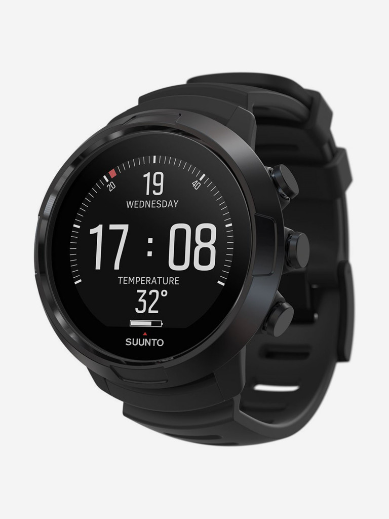 Компьютер для дайвинга SUUNTO D5 ALL BLACK/сталь, черный/черный ремешок (SS050192000)
