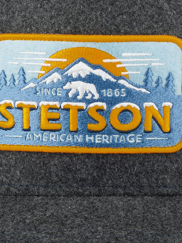 Бейсболка классическая STETSON 7750102 TRUCKER CAP POLAR BEAR (серый)