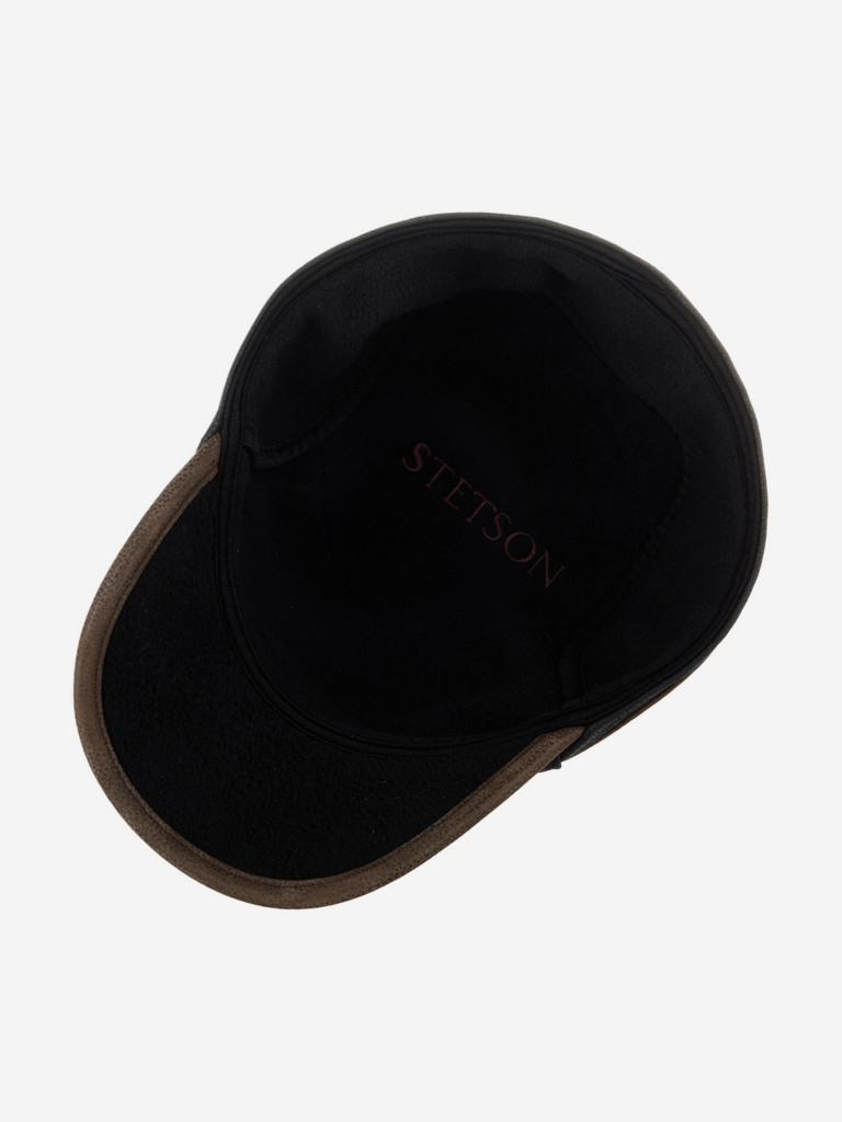 Бейсболка STETSON 7777301 BASEBALL CAP COWHIDE EF (черный)