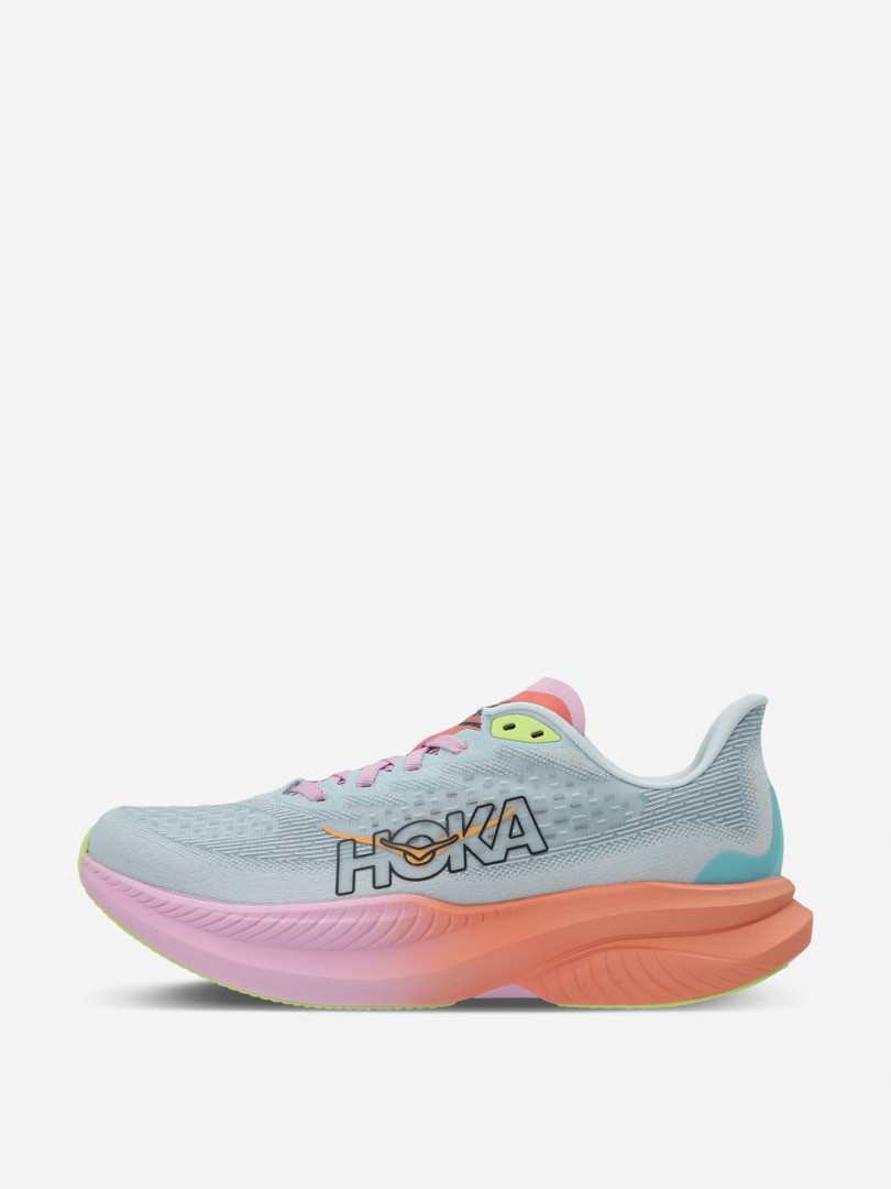 фото Кроссовки женские hoka one one mach 6, голубой