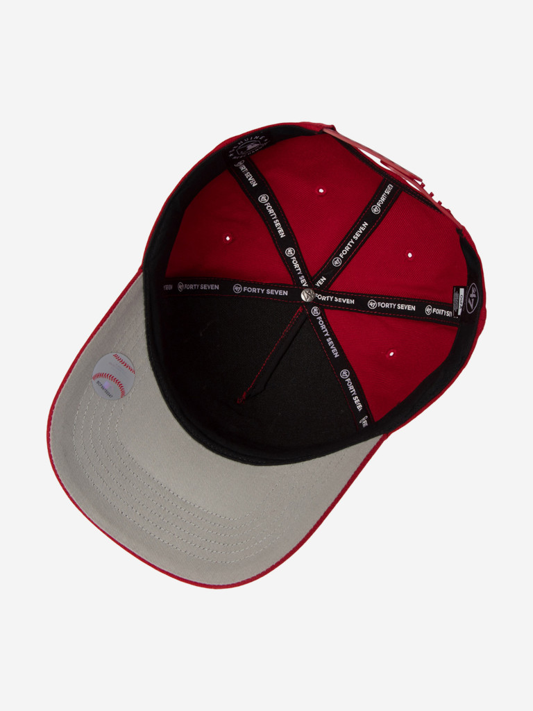 Бейсболка 47 BRAND B-MPDTP02WBP-RDBK Boston Red Sox MLB (красный)