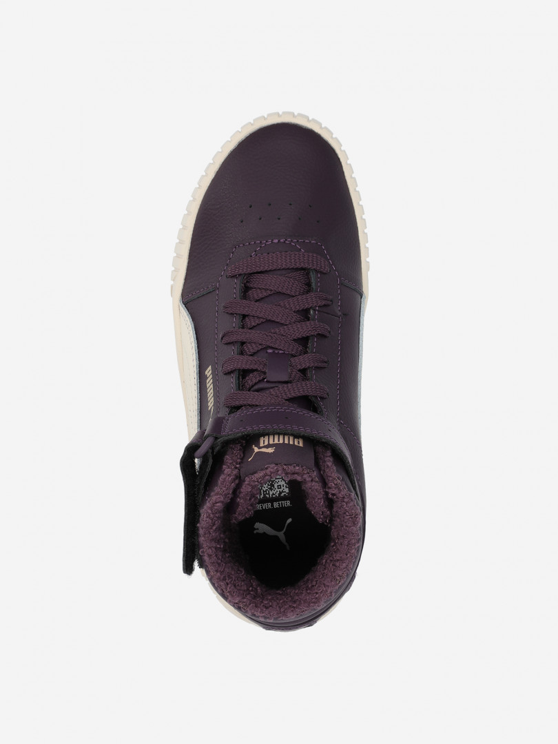 Кеды утепленные для девочек PUMA Carina 2.0 Mid WTR Jr 30891300299 Фиолетовый, размер 38,36,37.5,36.5,35,37, фото 8