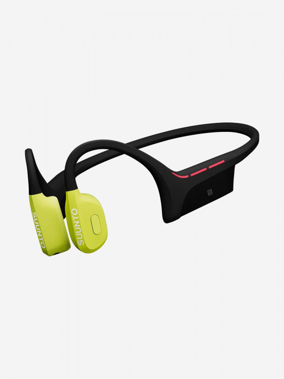 Спортивные наушники с костной проводимостью Suunto Wing Lava Lime с докстанцией