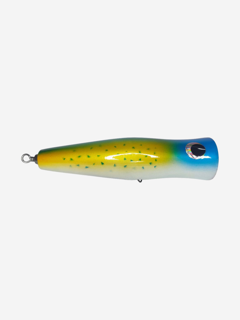 Поппер Blue Marlin GT1 Yel 200 мм 180 гр для ловли хищника