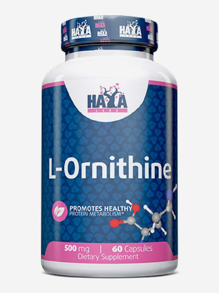 L-Орнитин HAYA LABS 500 мг 60 капсул