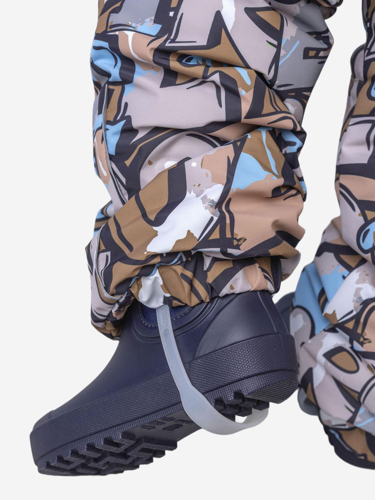 Кобинезон детский batik Марион принт бежевый