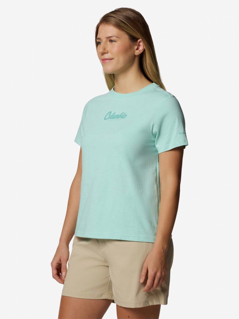 Футболка женская Columbia Rolling Bend Graphic Ss Голубой 1399₽