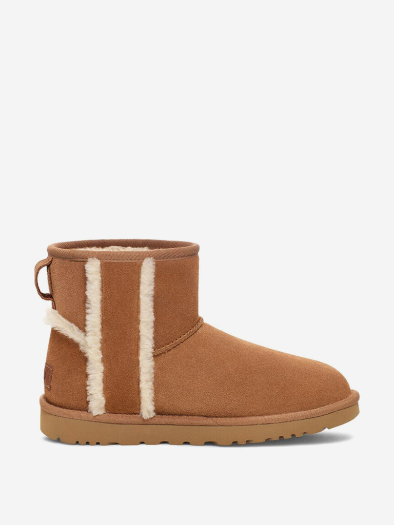 Ботинки утепленные UGG Classic Mini Shearling Logo