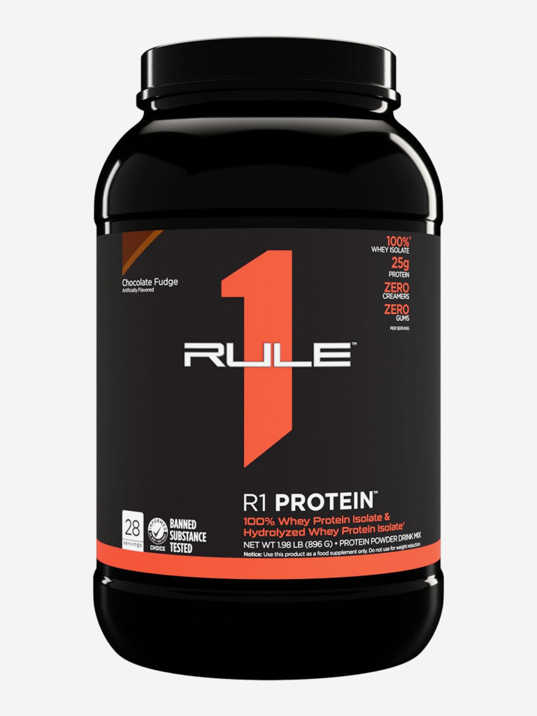 Протеин Rule 1 Protein, 896 г, Шоколадная помадка