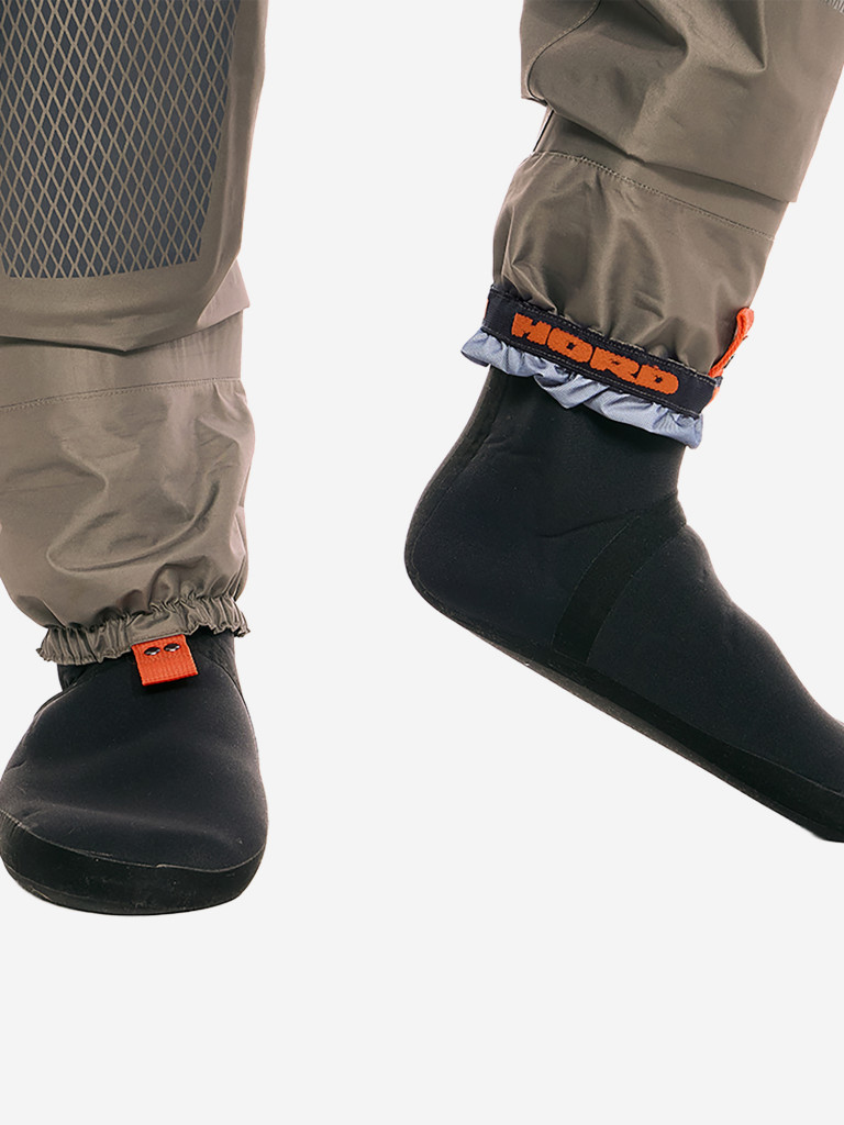 Мембранные вейдерсы Hord, мужские, водонепроницаемые, полиэстер, хаки