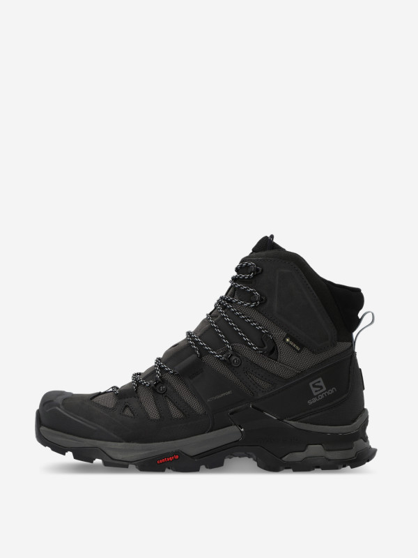 Ботинки мужские Salomon Quest 4 GTX светло-черный/черный цвет — купить за 39999 руб., отзывы в интернет-магазине Спортмастер