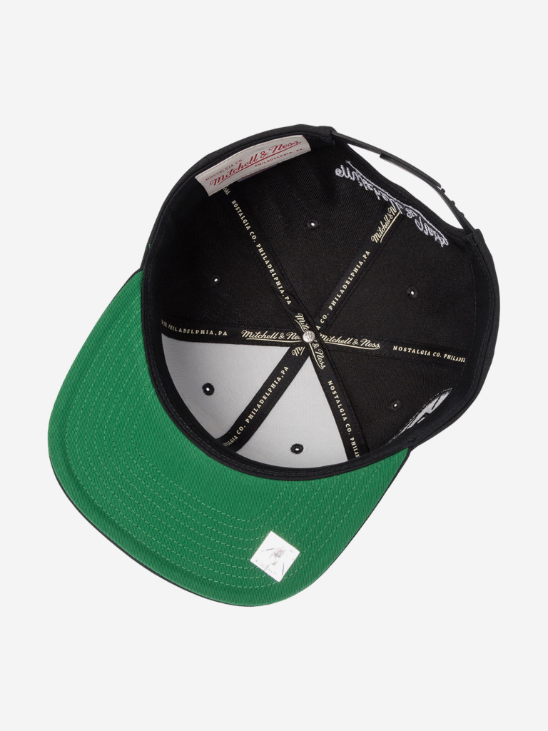 Бейсболка с прямым козырьком MITCHELL NESS HS9643-BNEBLCK Brooklyn Nets NBA