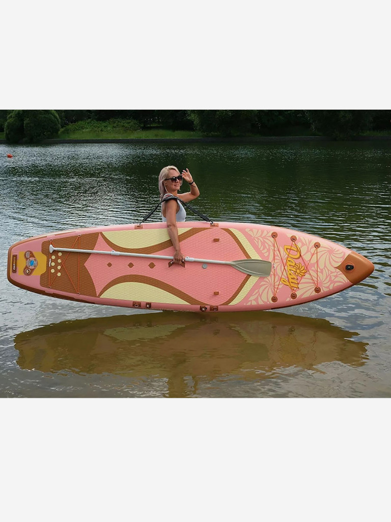 Весло для сапборда iTaoStar 2 в 1 сап/каяк, разборное 4х-частное, алюминий + нейлон, 158-208 (каяк 224) см