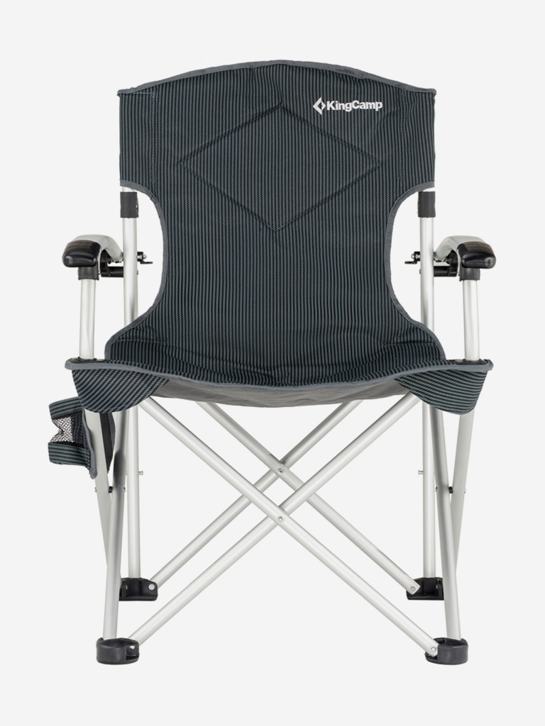 Кресло складное 2138/3808 Delux Arms Chair алюм, 67Х55Х97