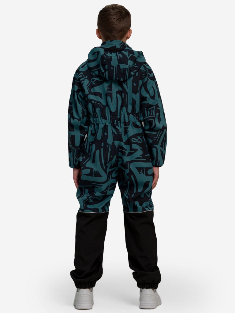 Демисезонный комбинезон для детей Sherysheff В19051ФЧ Принт SH Зеленый