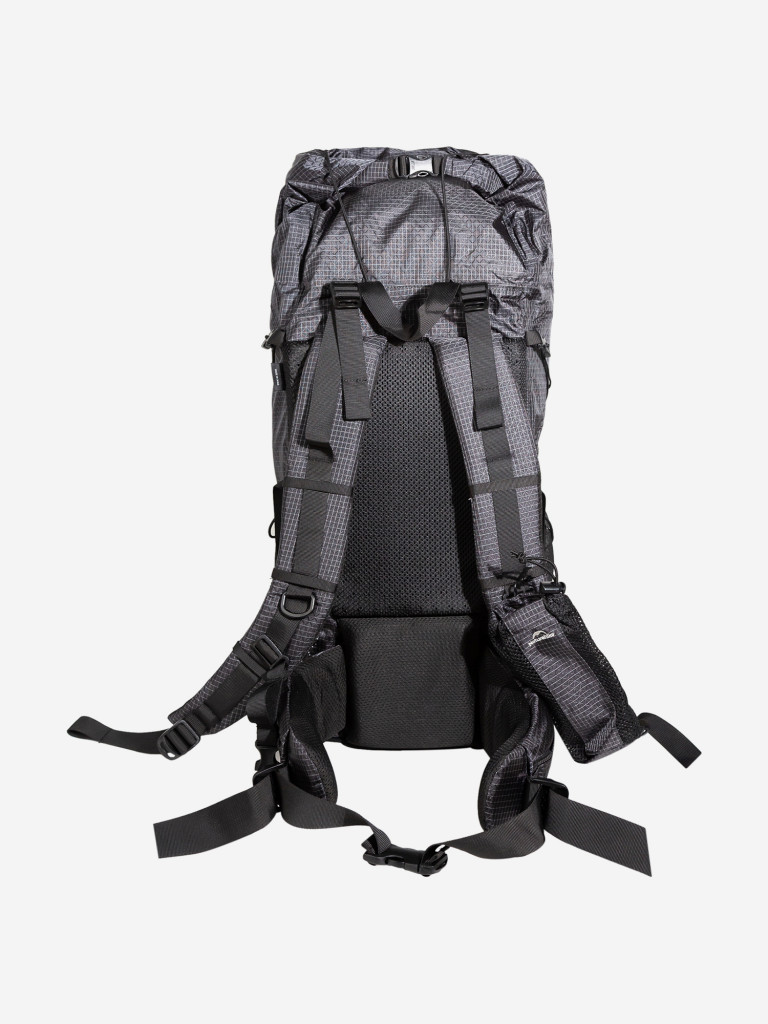 Рюкзак походный Naturehike Rock, 40л + 5л, черный/серый