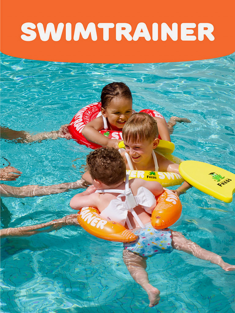 Надувной круг SWIMTRAINER «Classic» оранжевый для обучения плаванию, 2-6 лет
