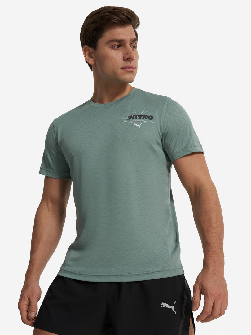Футболка мужская PUMA Зеленый 1649₽