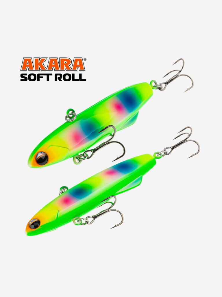 Воблер Akara раттлин Soft Roll 80 мм 28 гр. A285