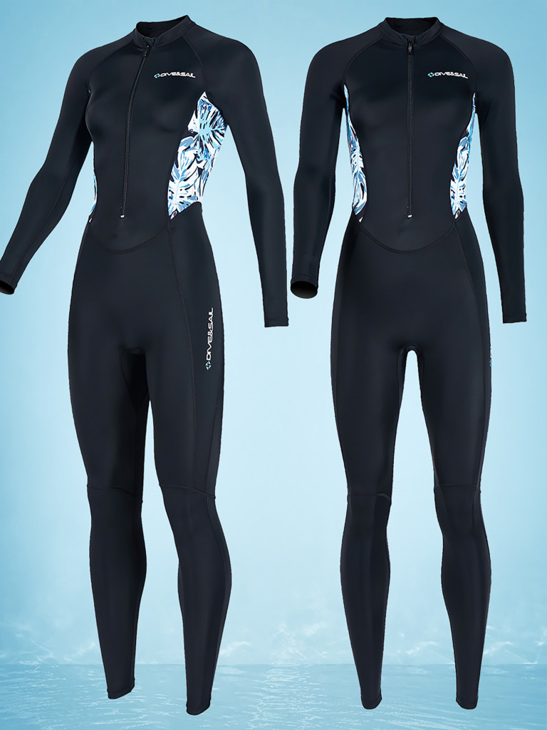 Гидрокостюм женский длинный DIVE & SAIL из лайкры