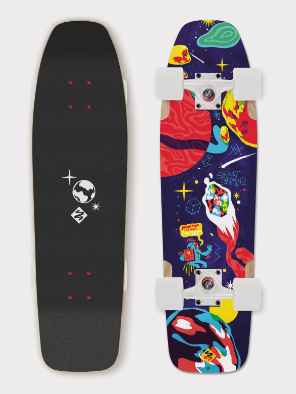 Круизер Street Surfing Double Kick Freeride Space 31"