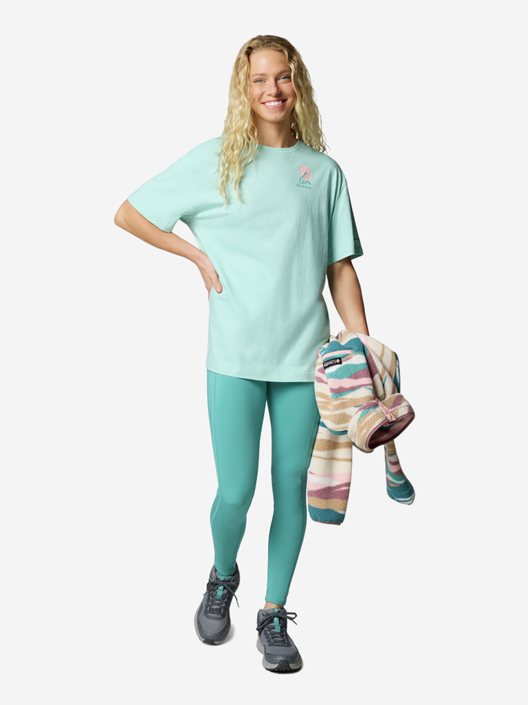 Футболка женская оверсайз Columbia Rolling Bend Graphic Oversized Tee