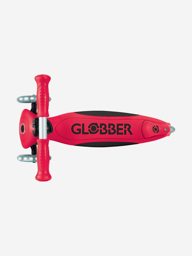 фото Самокат детский globber primo foldable plus lights, красный