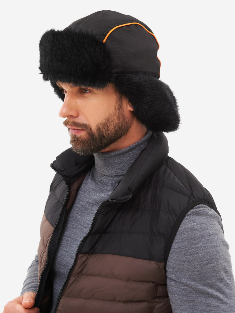 Шапка-ушанка зимняя мужская Huntsman Siberia Breathable меховая мембранная