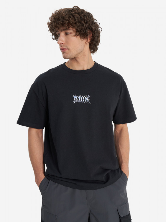 Футболка мужская оверсайз Quiksilver Mercury Chrome Lightning