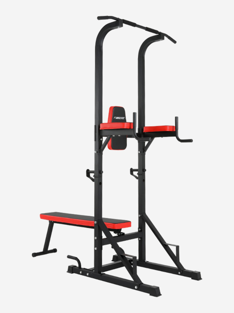 Турник-пресс-брусья со скамьей UNIX Fit Power Tower 120P