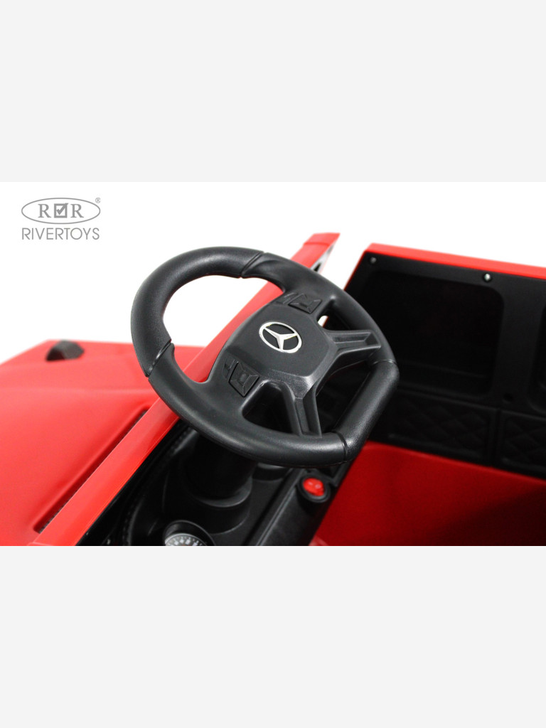 Детский электромобиль RIVERTOYS Mercedes-AMG G63(G222GG) красный