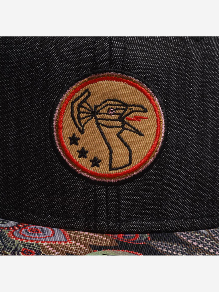 Бейсболка с прямым козырьком DJINNS 6P SB Peacock Linen