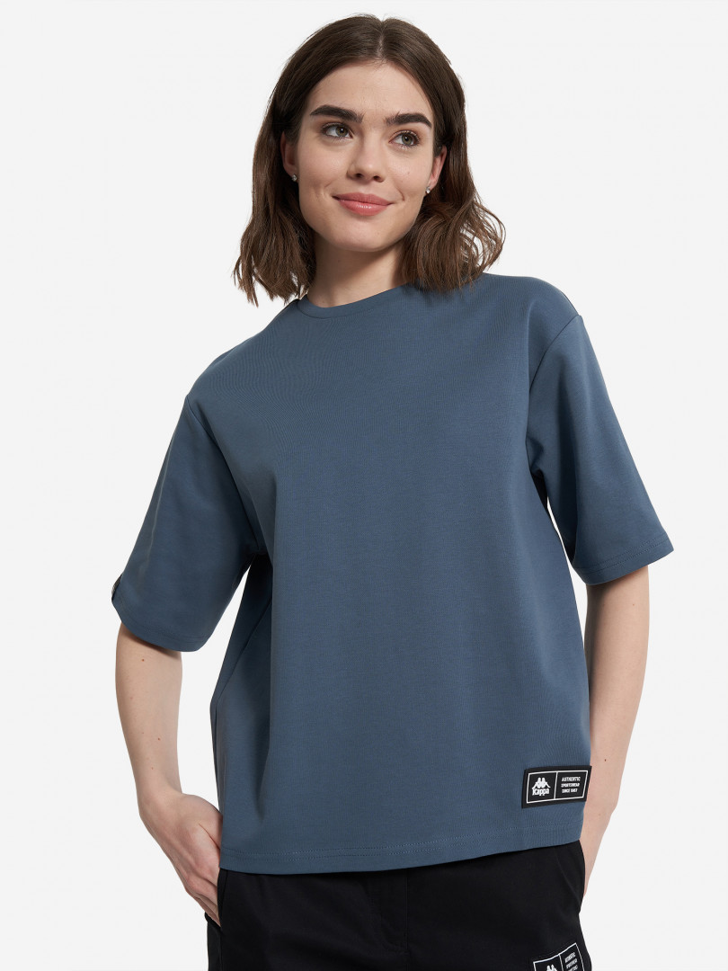 Футболка женская оверсайз Kappa Синий 1699₽