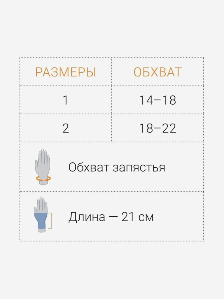 Ортопедический ортез на лучезапястный сустав ORLIMAN бандаж на запястье, фиксатор руки Испания M660