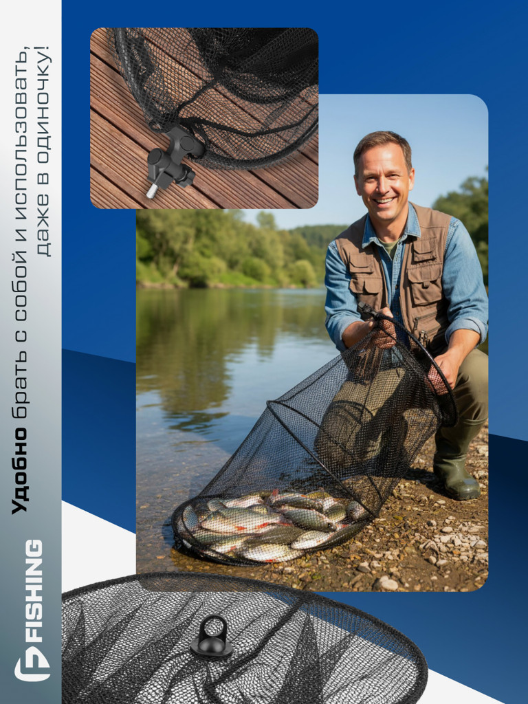 Садок F-FISHING 2м d45см
