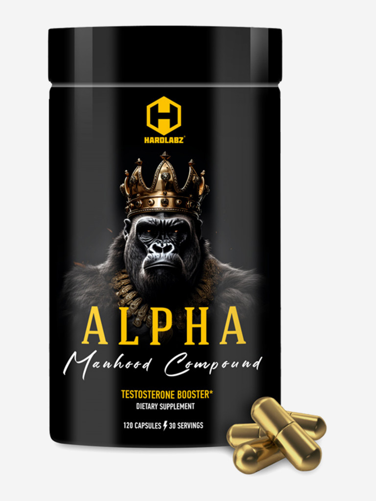 Бустер тестостерона ALPHA Hardlabz, 120 капсул