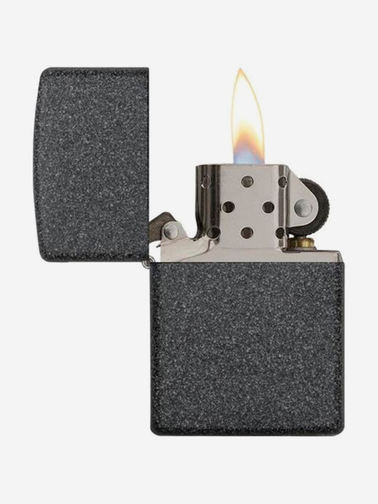 Зажигалка Zippo 211 Classic Iron Stone, серая матовая