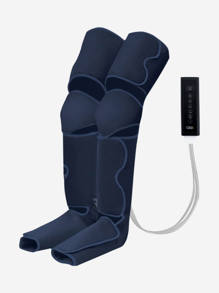 Лимфодренажный массажер для ног, GESS EMMY, воздушно-компрессионный массажер для ног электрический, аппарат прессотерапии, массажные штаны