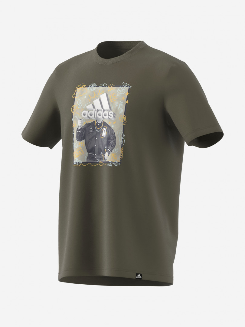 Футболка мужская adidas Doodle Зеленый 2349₽