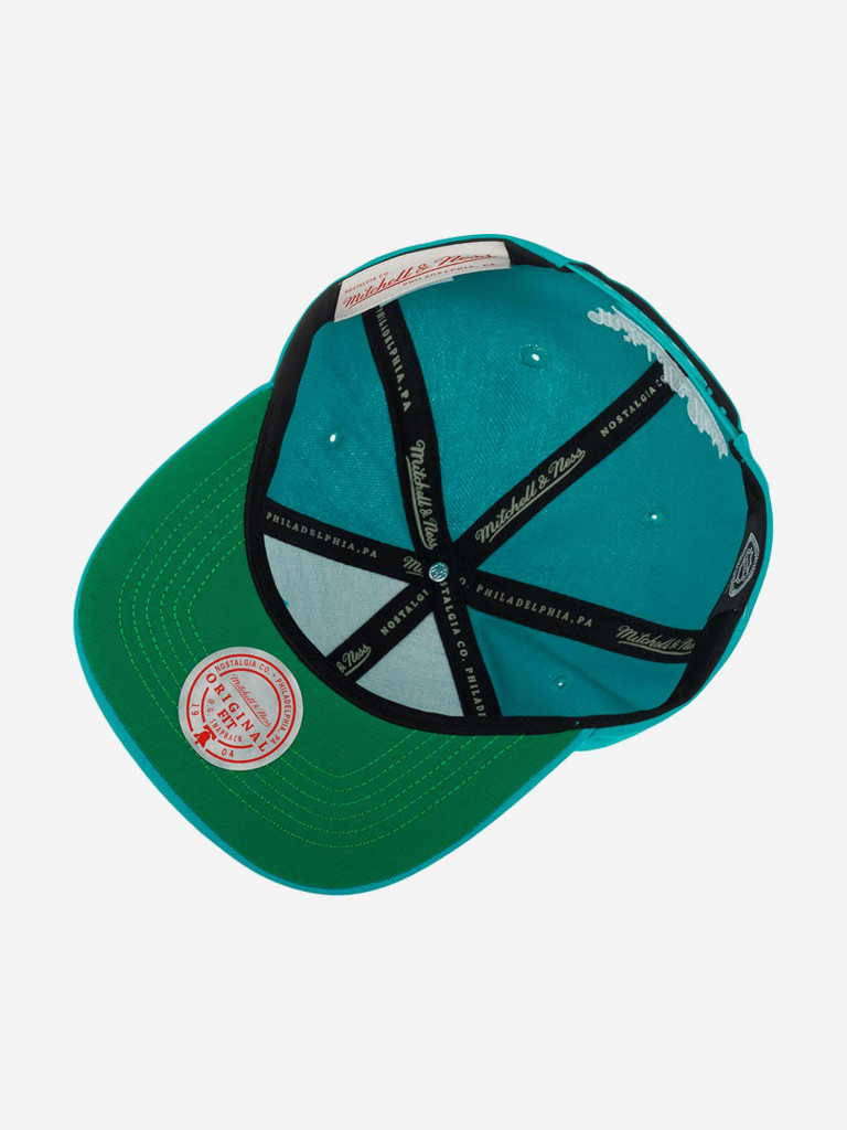 Бейсболка с прямым козырьком MITCHELL NESS 6HSSSH22089-SJSTEAL San Jose Sharks NHL (голубой)